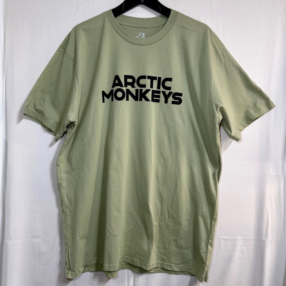 Arctic Monkeys 2023 North American Tour T-Shirt Sage Green XL Band Tee